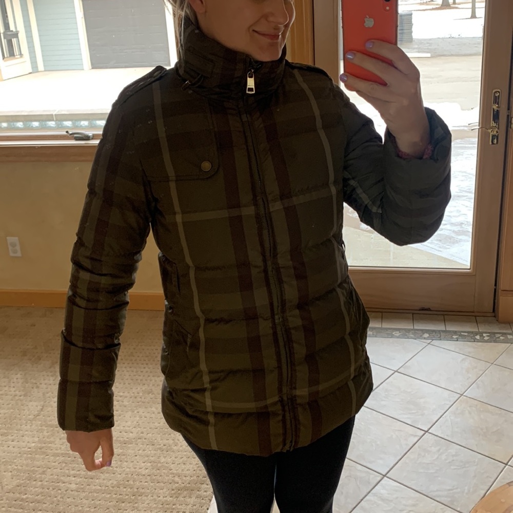 Burberry Brit Goose Down Jacket Coat